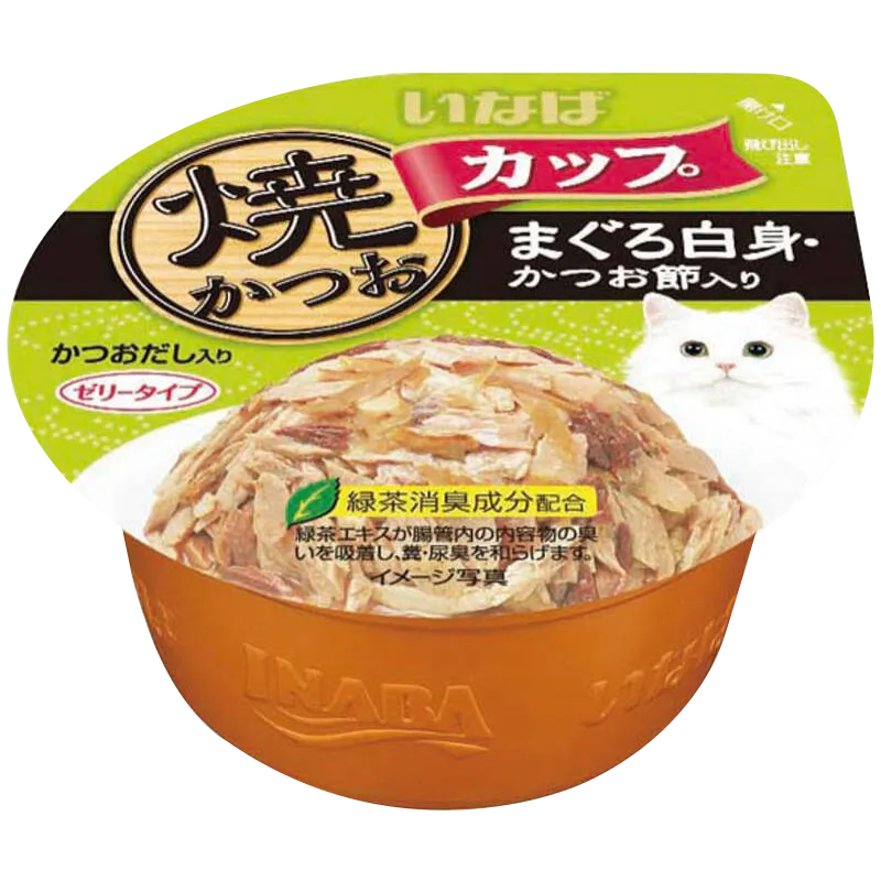 ทูน่าเนื้อขาว(มากุโระ)และปลาโอแห้ง 80 g (IMC-103)
