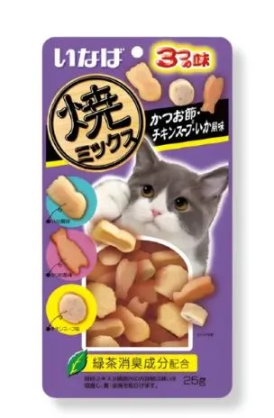 ทูน่า+ไก่+ปลาโอแห้ง น้ำซุปไก่ รสปลาหมึก(QSC-122)