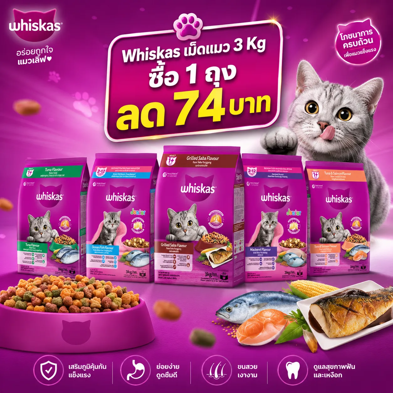 ซื้อ 1 ถุง ลด 74฿