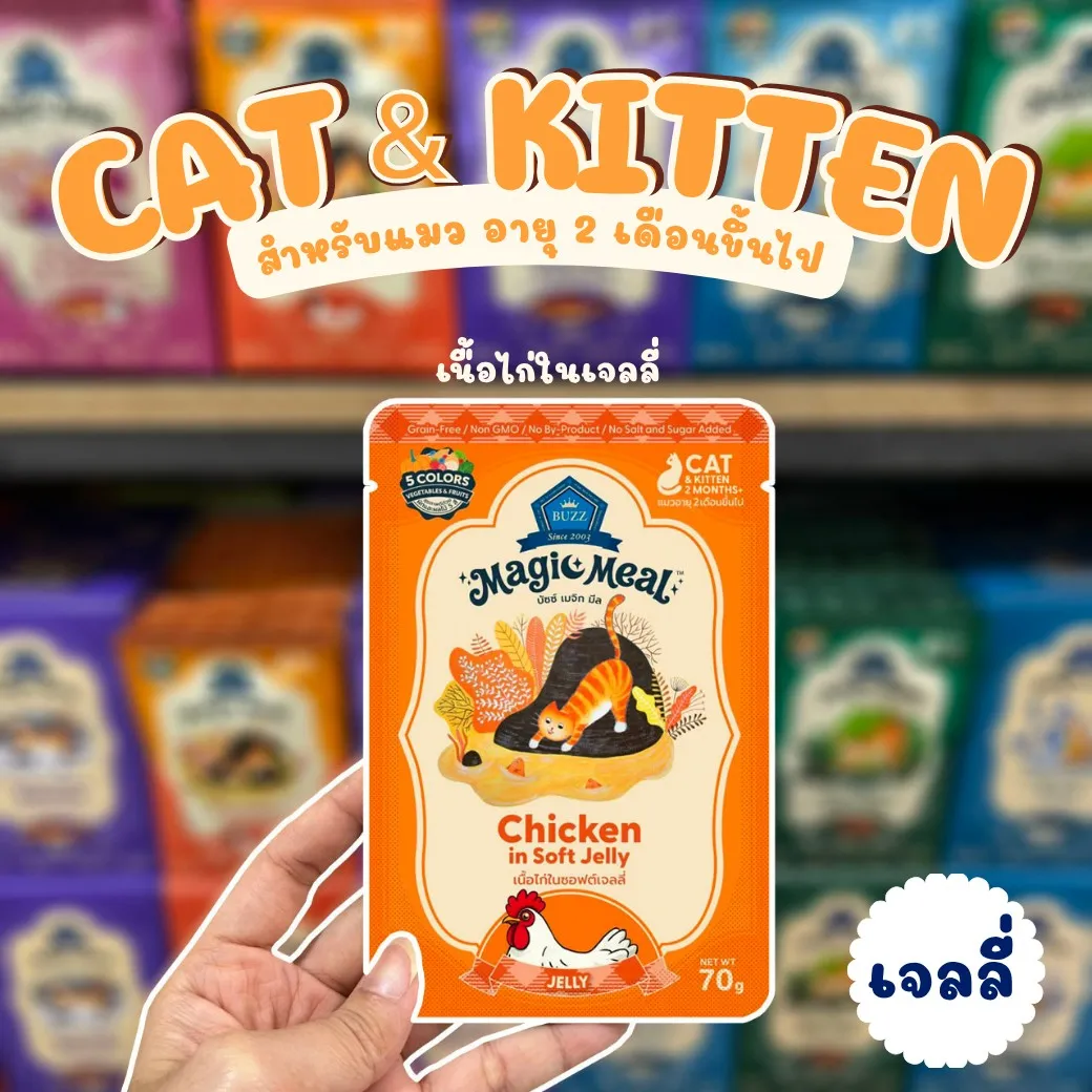 เนื้อไก่ในซอฟต์เจลลี่ CJ01
