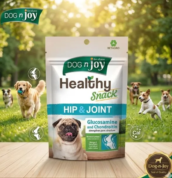 Dog N Joy เฮลตี้สแน็ค กระดูก&ข้อต่อ 100G