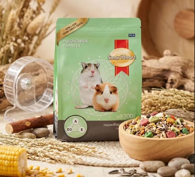Smartheart Rodent อาหารสัตว์ฟันแทะ สูตรคอมพลีทแอนด์บาลานช์