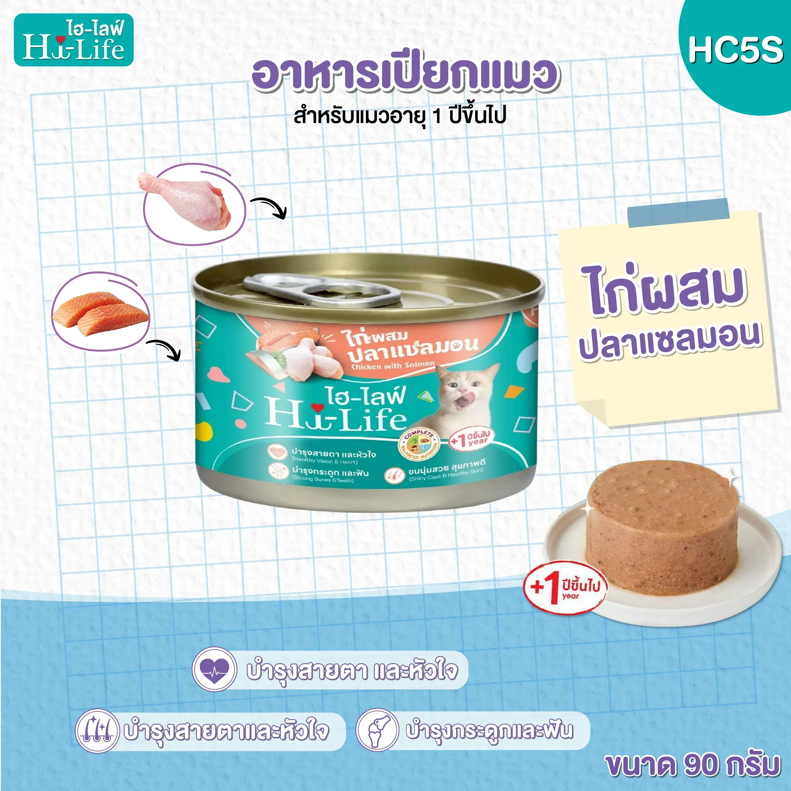 Hi Life อาหารเปียกแมวกระป๋อง
