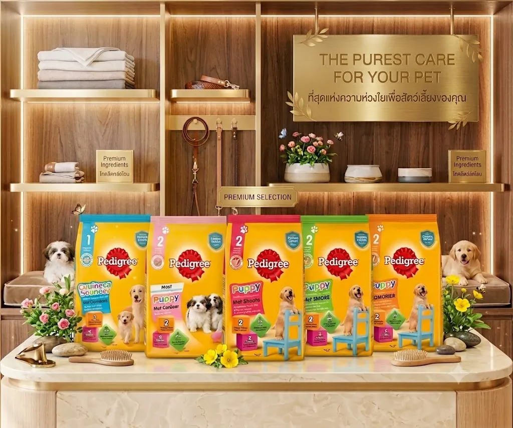 Pedigree อาหารเม็ดสำหรับลูกสุนัข