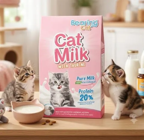 Bearing Cat Milk with Taurine (แบร์ริ่ง แคลิท มิลค์ ผสมทอรีน)