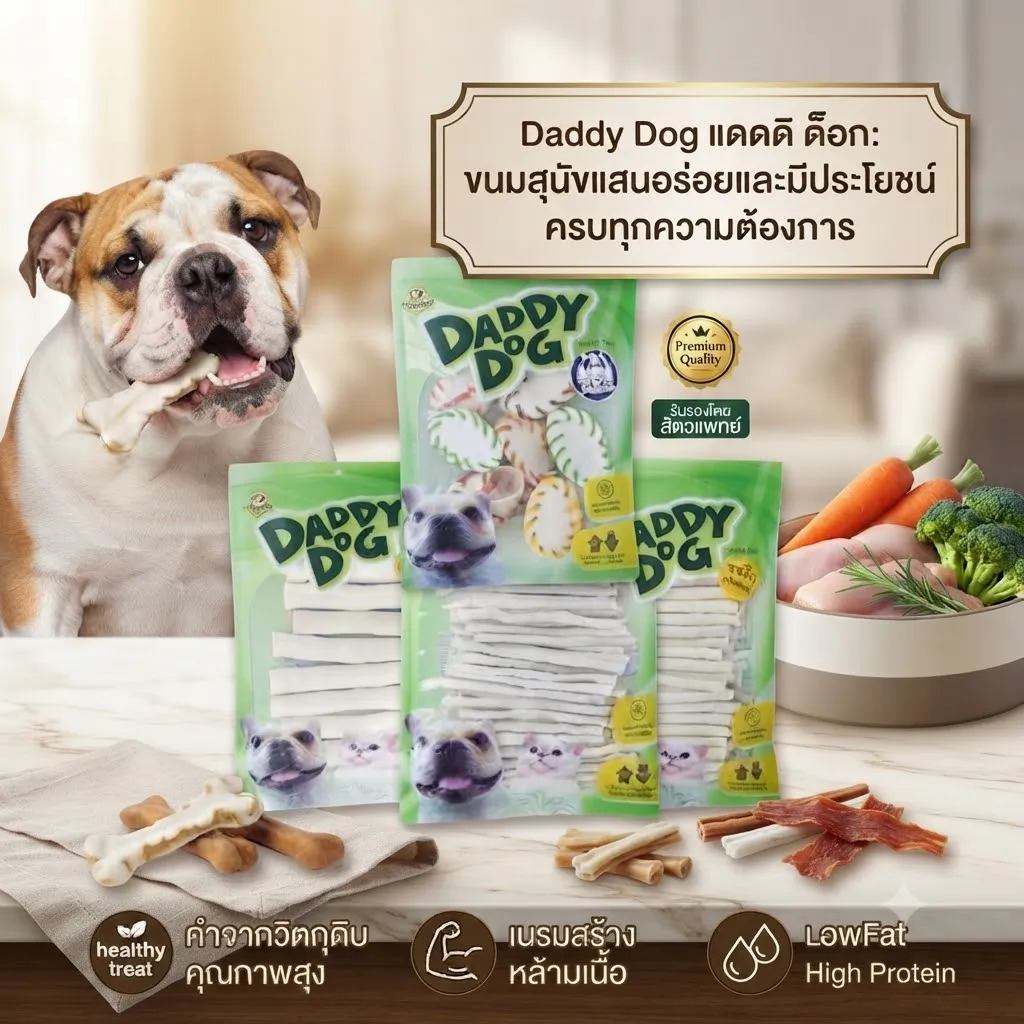 Daddy Dog ขนมสุนัข 200-1000 g