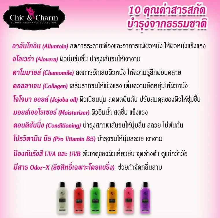 Bearing Chic Charm แชมพูผสมครีมนวด สำหรับสุนัขและแมว