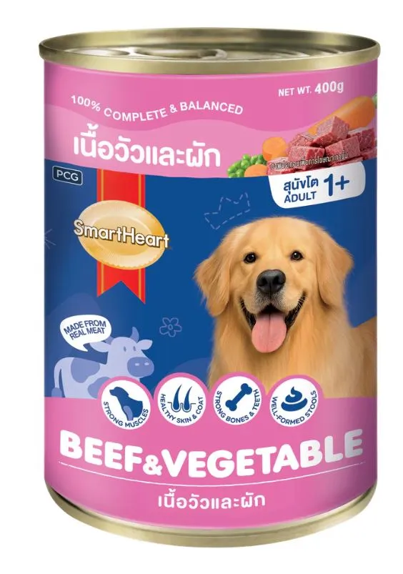 Smartheart Canned อาหารเปียกสุนัข กระป๋อง 400g