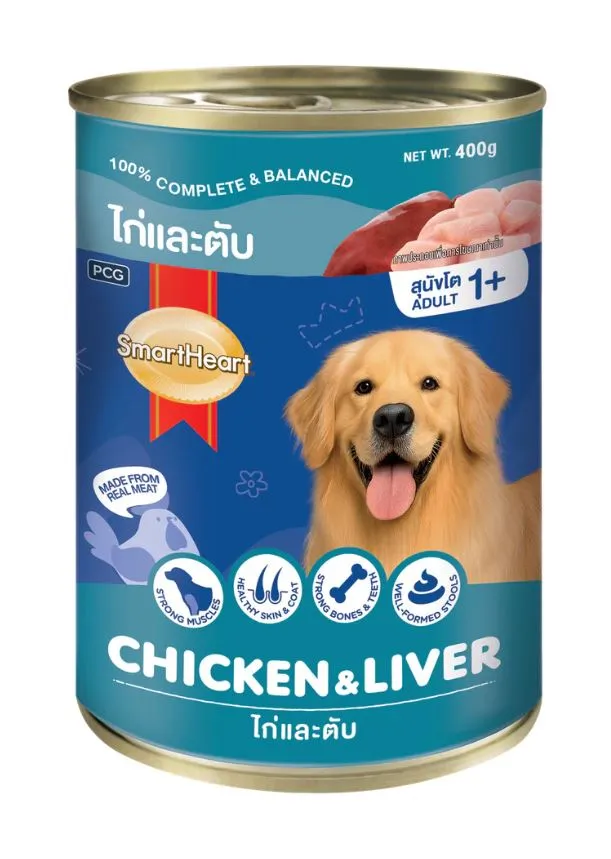 Smartheart Canned อาหารเปียกสุนัข กระป๋อง 400g