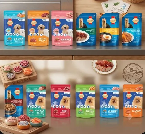 Smartheart Pouch อาหารเปียกสุนัขซอง 120-130 g