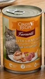 Cindy Recipe Canned อาหารเปียกแมวกระป่อง 400 g