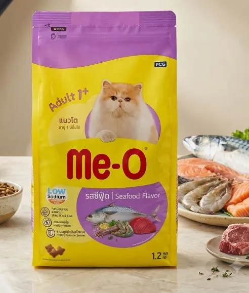Me-O Adult อาหารเม็ดแมวโตทุกสายพันธุ์