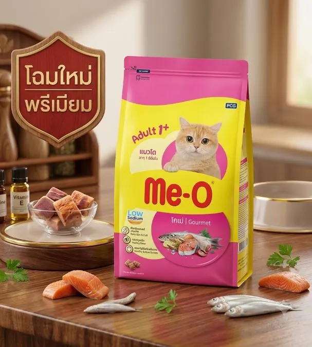 Me-O Adult อาหารเม็ดแมวโตทุกสายพันธุ์