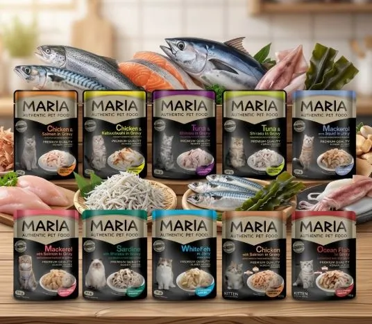 Maria CAT  อาหารแมว ชนิดซอง 70 g