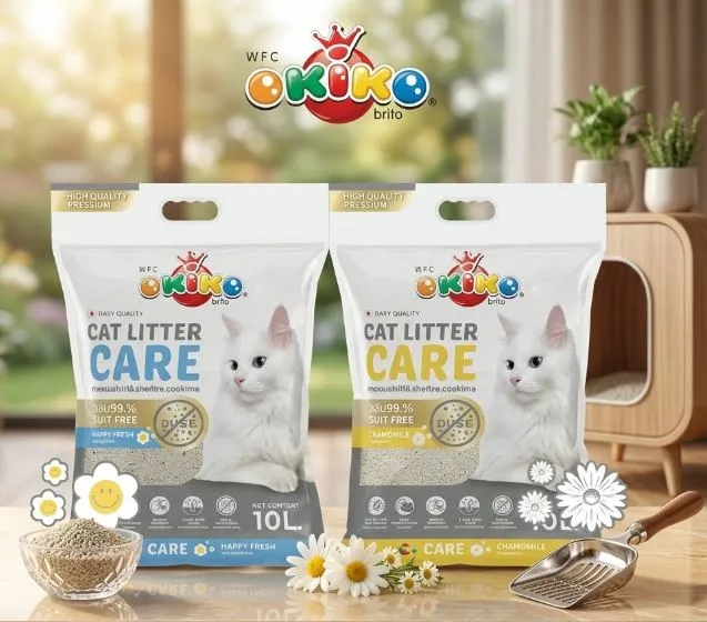Okiko Care ทรายเบนโทไนท์