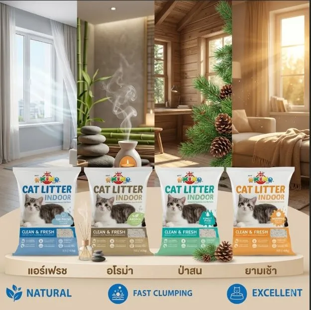 Okiko Eco Indoor ทรายเบนโทไนท์