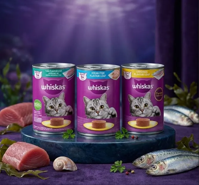 Whiskas Can อาหารเปียกแมวกระป๋อง 400 g