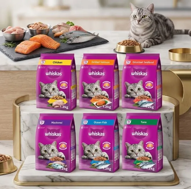 Whiskas Adult อาหารเม็ดสำหรับแมวโต