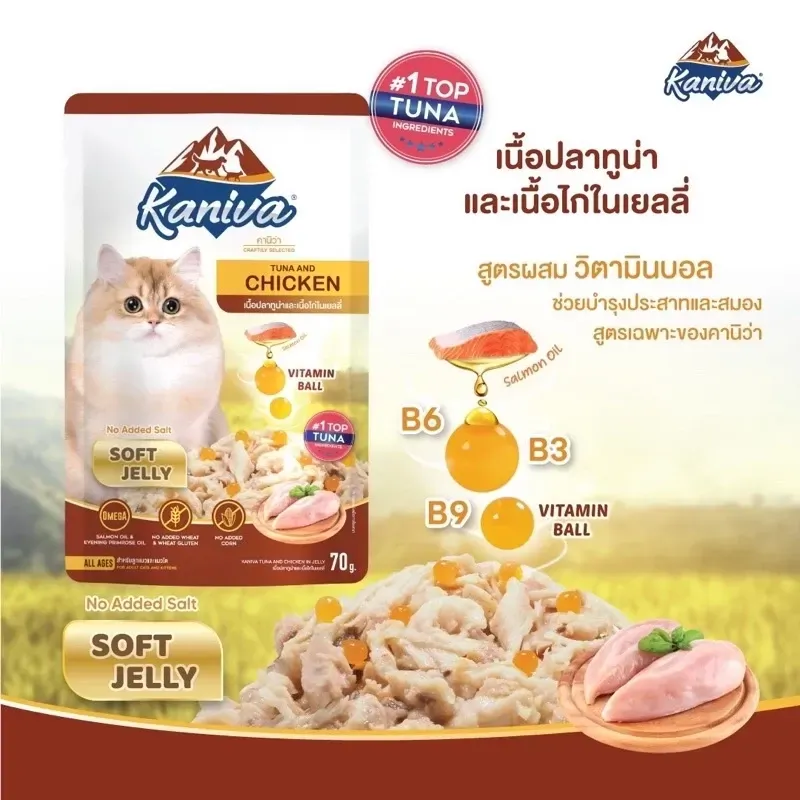 Kaniva Cat Wet Food Pouch 70G