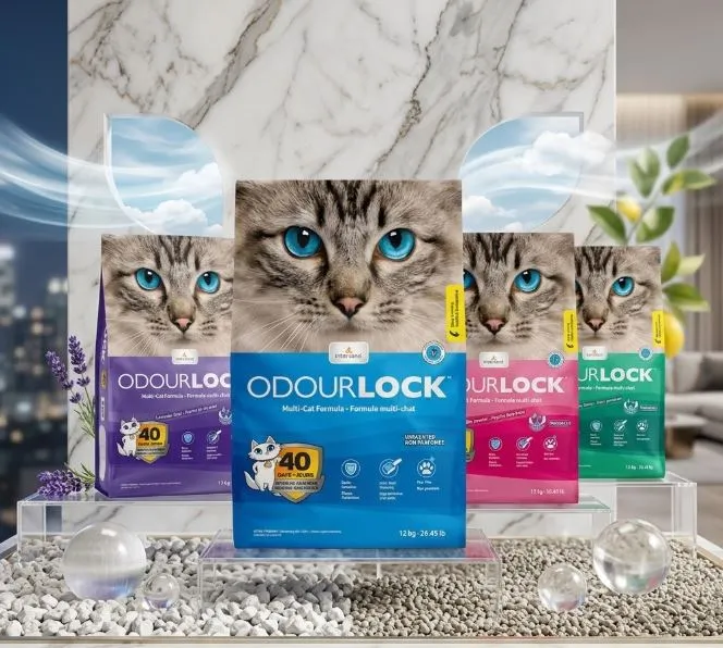 Odour Lock Ultra Premium ทรายแมวหินภูเขาไฟ