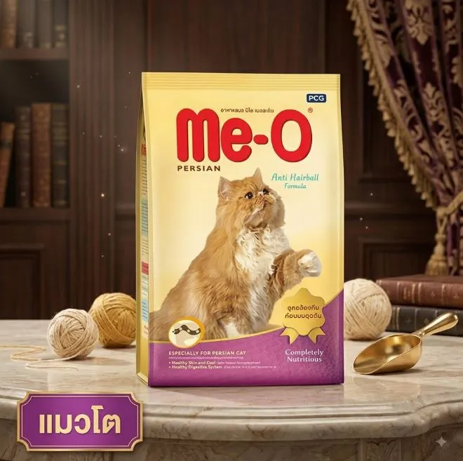 Me-O Adult Persian อาหารเม็ดสำหรับแมวโตสายพันธุ์เปอร์เซีย