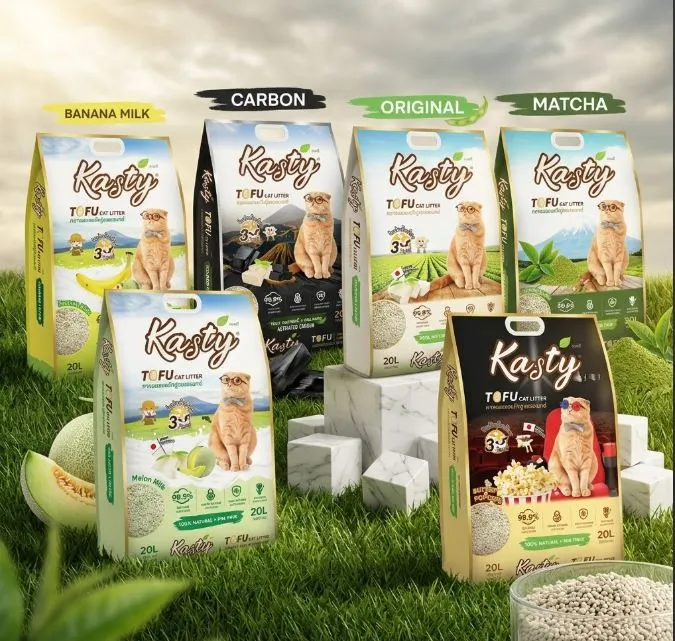 Kasty Tofu Litter ทรายแมวเต้าหู้ธรรมชาติ