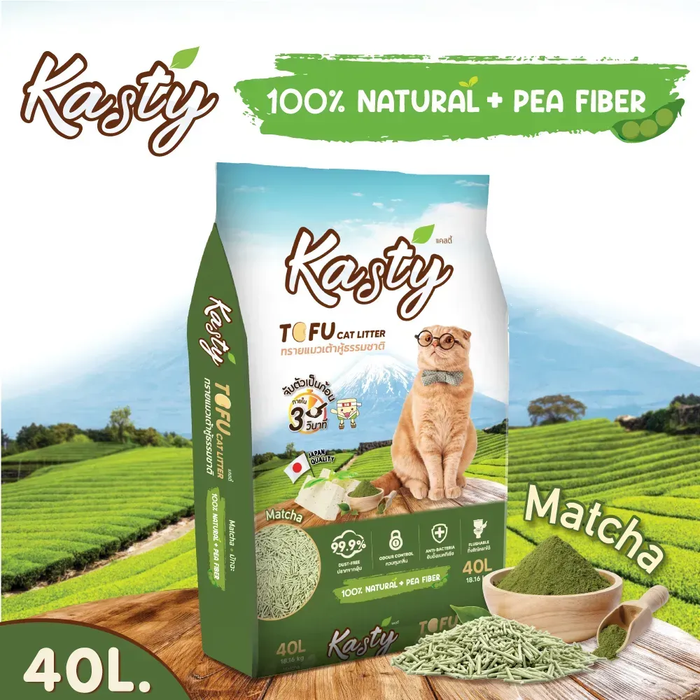 Kasty Tofu Litter ทรายแมวเต้าหู้ธรรมชาติ