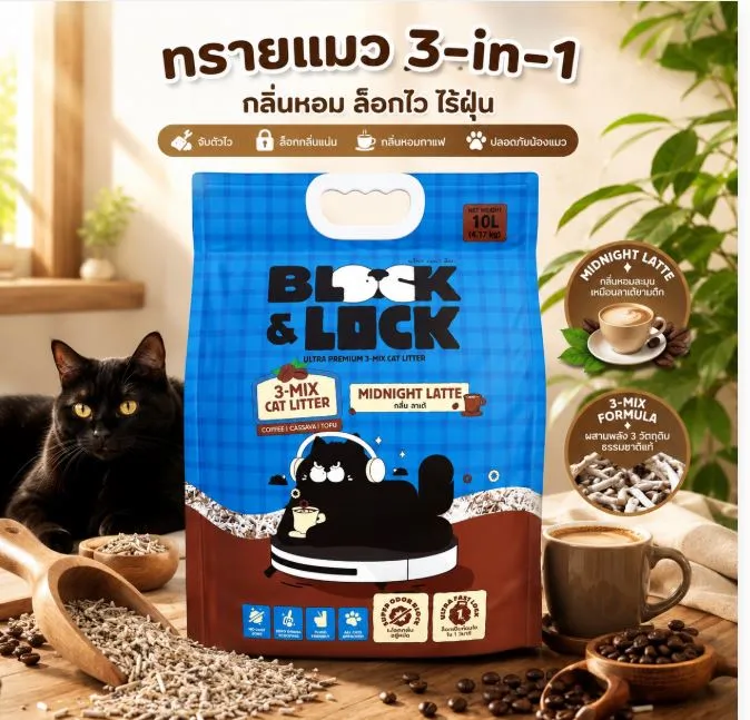 Block & Lock Ultra Premium 3-Mix Cat Litter