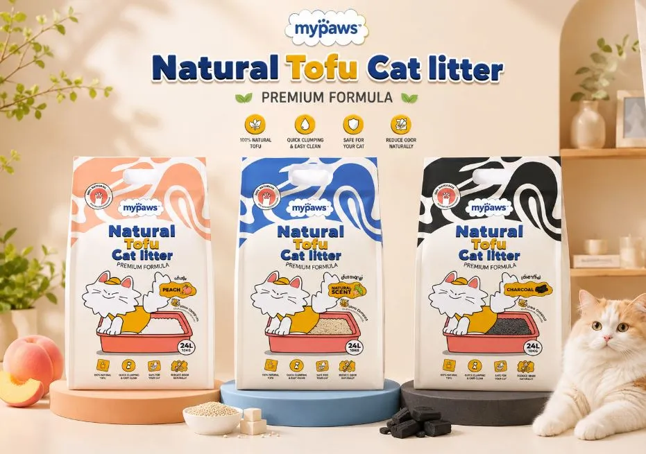My Paws Natural Tofu Cat litter
