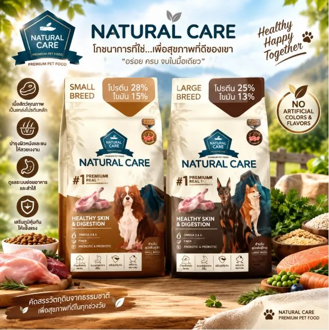 Buzz Natural Care อาหารเม็ดสำหรับสุนัขโตแพ้ง่าย สูตรแกะ
