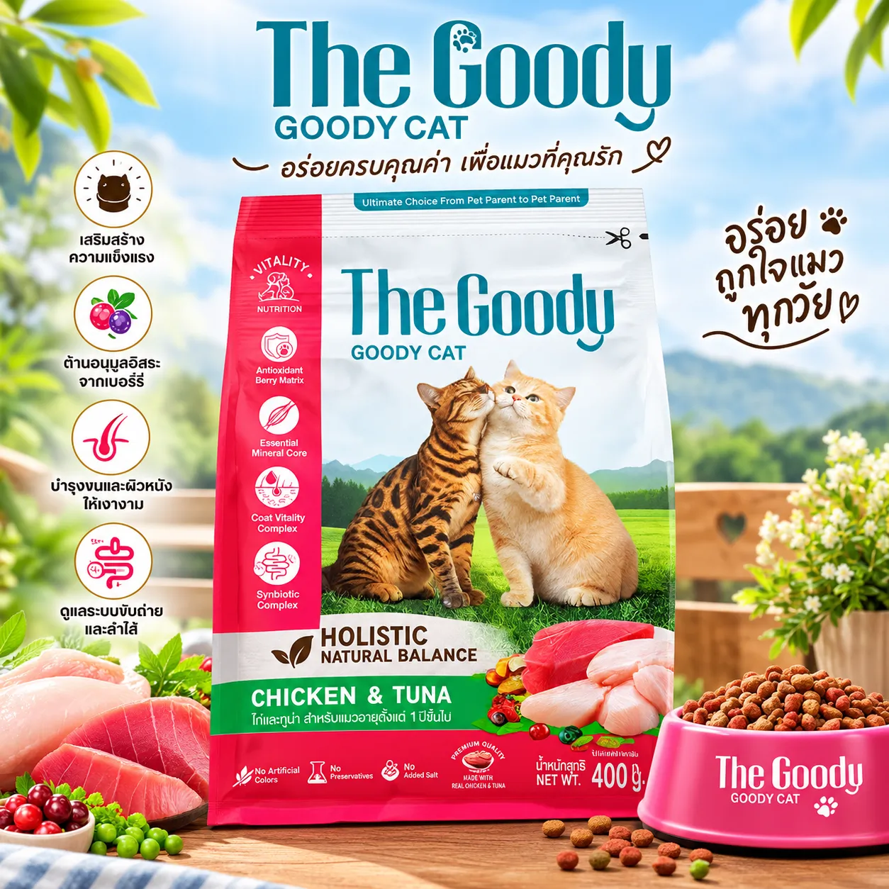 The Goody (GOODY CAT) สูตร Holistic Natural Balance