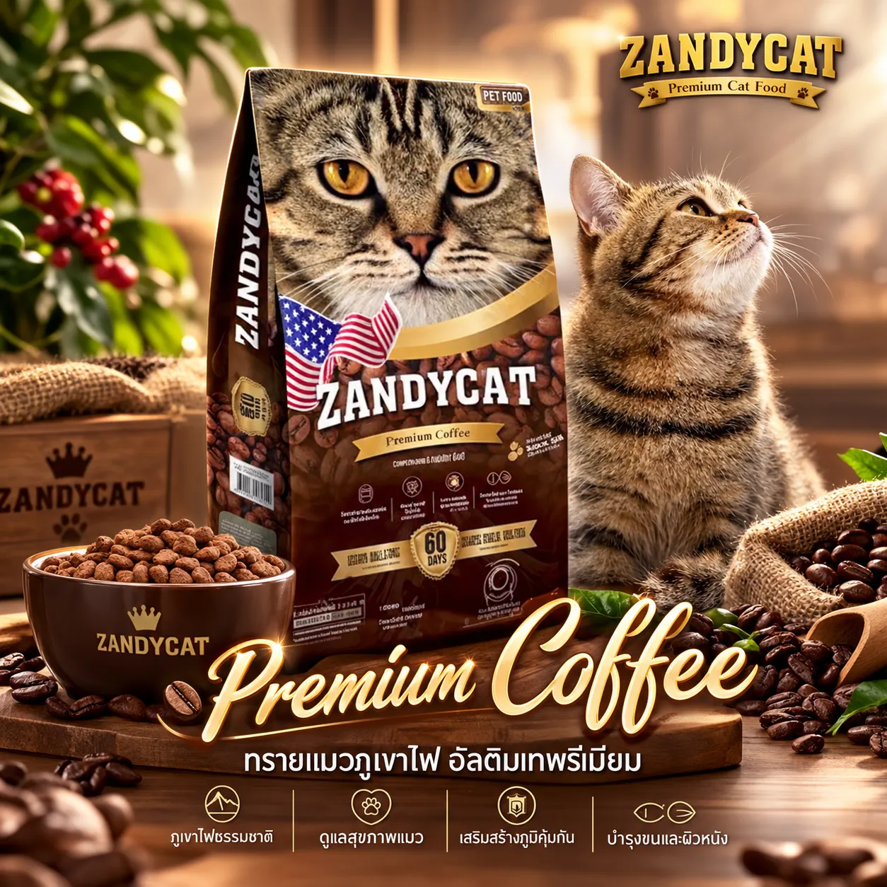 Zandycat Ultimate ทรายแมวภูเขาไฟ 12 ลิตร
