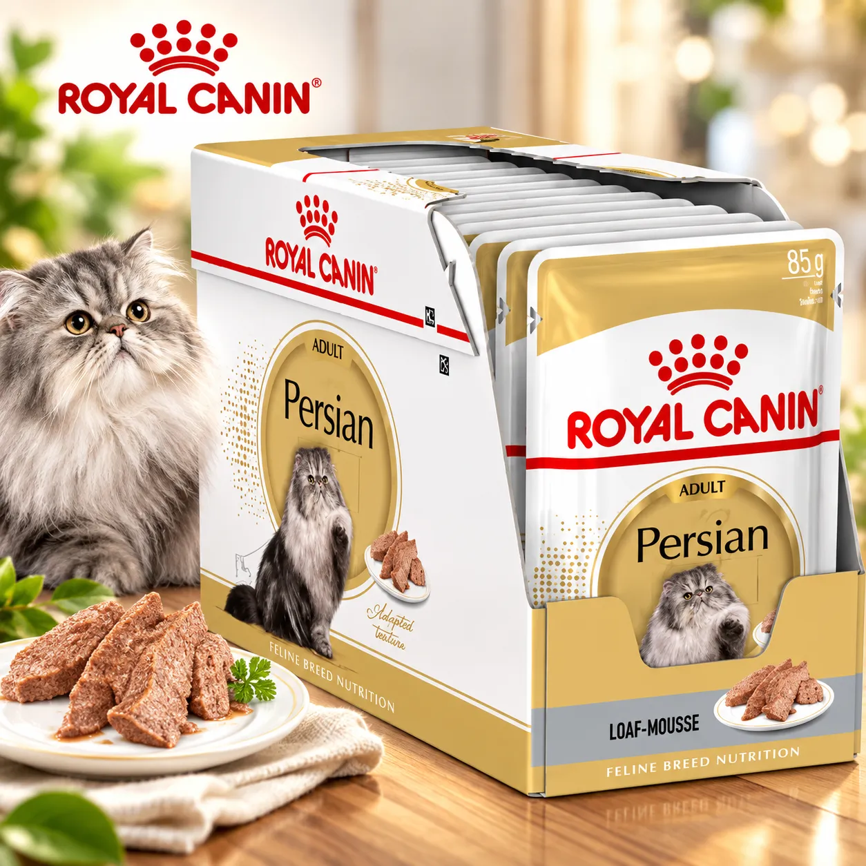 Royal Canin Pouch อาหารเปียกแมวซอง สูตร Persain Adult 85 g