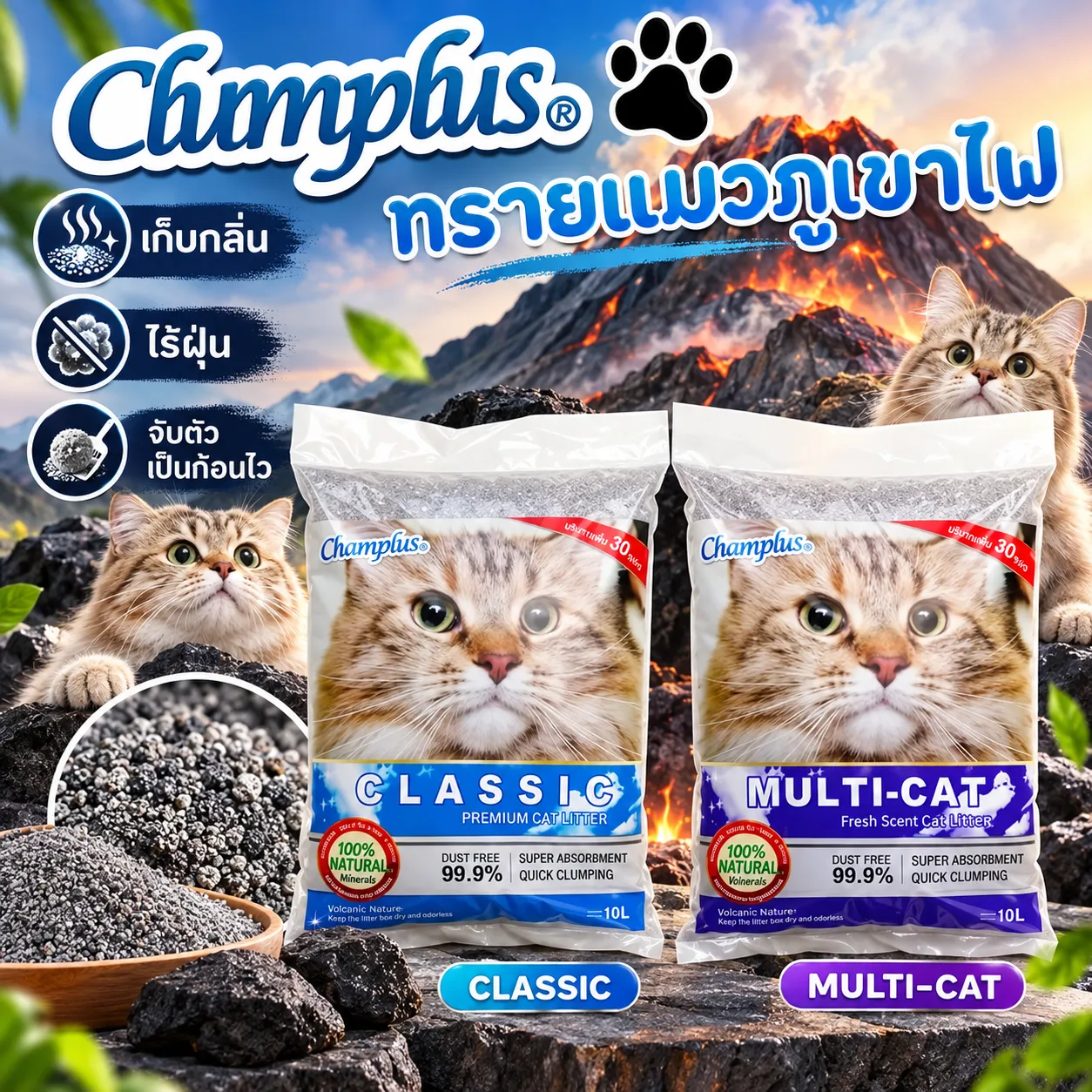 Clumplus Classic ทรายแมว