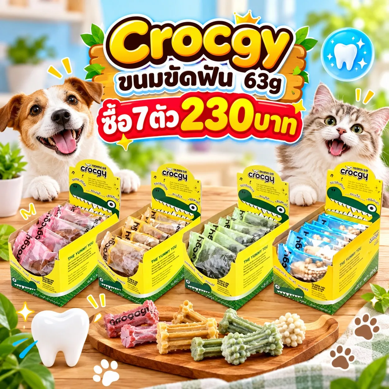  63g ซื้อ7ตัว230บาท