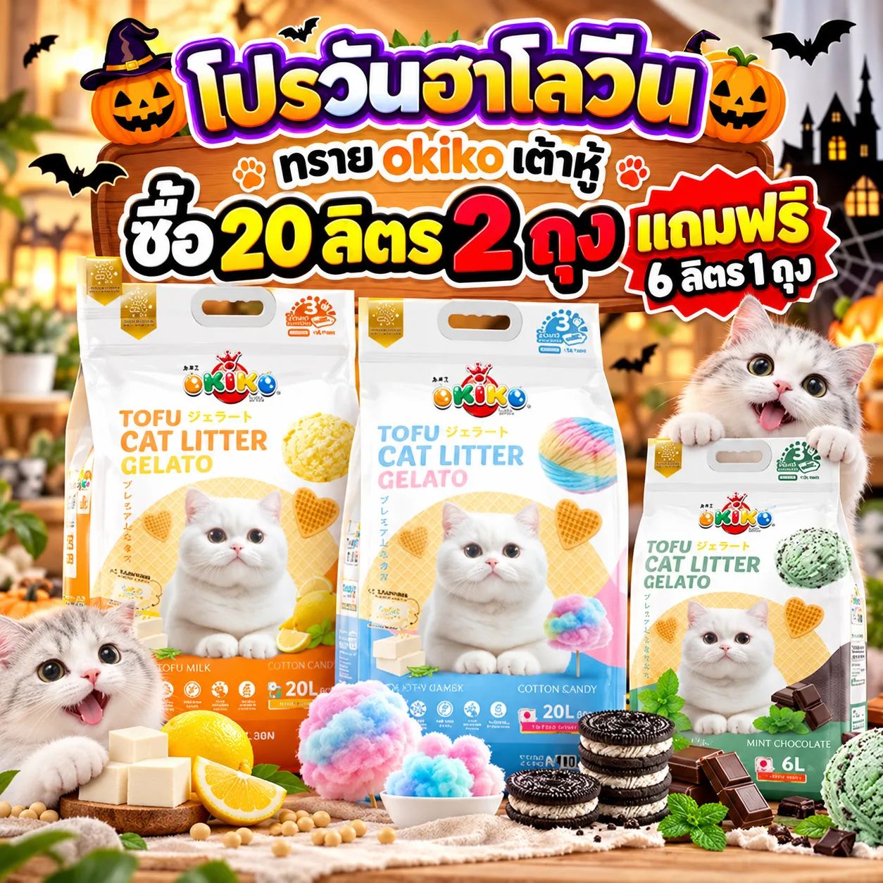 ซื้อ20ลิตร2ถุงเเถม6ลิตร1ถุง
